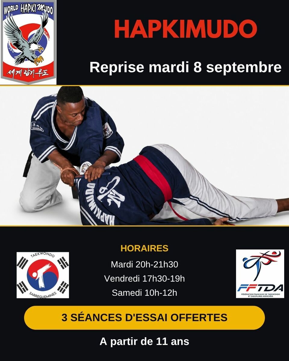 Reprise des cours Hapkidmuo