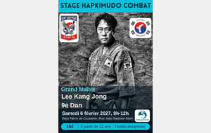 Stage Hapkimudo GM Lee Kang Jong